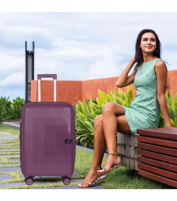Polo_Class_2Pc_Set_Trolley_(20/28_inch)_with_Vanity_|_Polypropylene_Material_|_360-degree_Rotating_8_Wheels_|_Waterproof_&_Scratch_Resistant_-_Purple