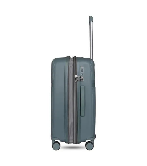 Polo_Class_2Pc_Set_Trolley_(20/28_inch)_with_Vanity_|_Polypropylene_Material_|_360-degree_Rotating_8_Wheels_|_Waterproof_&_Scratch_Resistant_-_Dark_Grey