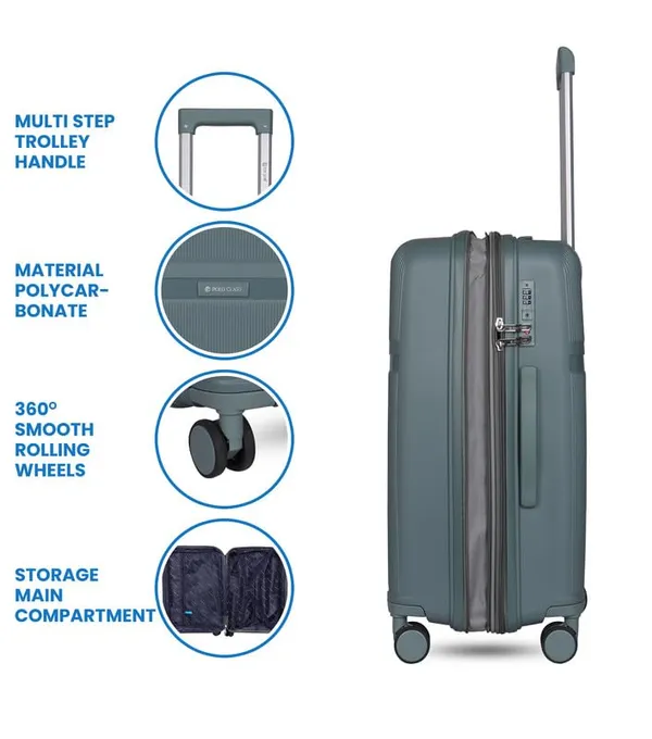 Polo_Class_2Pc_Set_Trolley_(20/28_inch)_with_Vanity_|_Polypropylene_Material_|_360-degree_Rotating_8_Wheels_|_Waterproof_&_Scratch_Resistant_-_Dark_Grey