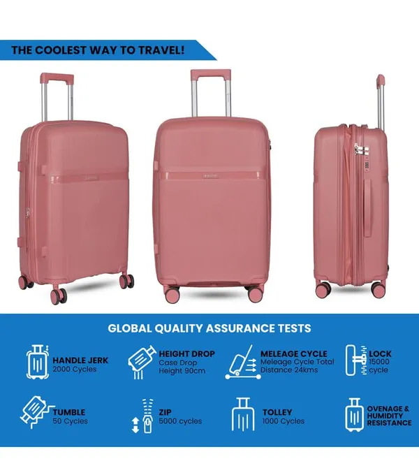Polo_Class_2Pc_Set_Trolley_(20/28_inch)_with_Vanity_|_Polypropylene_Material_|_360-degree_Rotating_8_Wheels_|_Waterproof_&_Scratch_Resistant_-_Rose_Gold