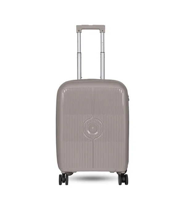 Polo_Class_2Pc_Set_Trolley_(20/28_inch)_with_Vanity_|_Polypropylene_Material_|_360-degree_Rotating_8_Wheels_|_Waterproof_&_Scratch_Resistant_-_Silver