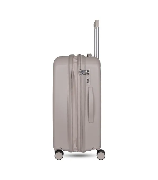 Polo_Class_2Pc_Set_Trolley_(20/28_inch)_with_Vanity_|_Polypropylene_Material_|_360-degree_Rotating_8_Wheels_|_Waterproof_&_Scratch_Resistant_-_Silver