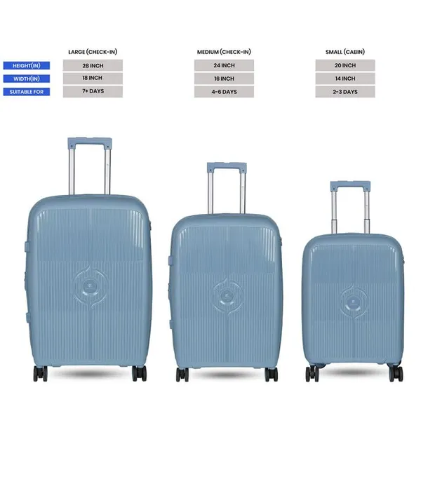 Polo_Class_2Pc_Set_Trolley_(20/28_inch)_with_Vanity_|_Polypropylene_Material_|_360-degree_Rotating_8_Wheels_|_Waterproof_&_Scratch_Resistant_-_Grey