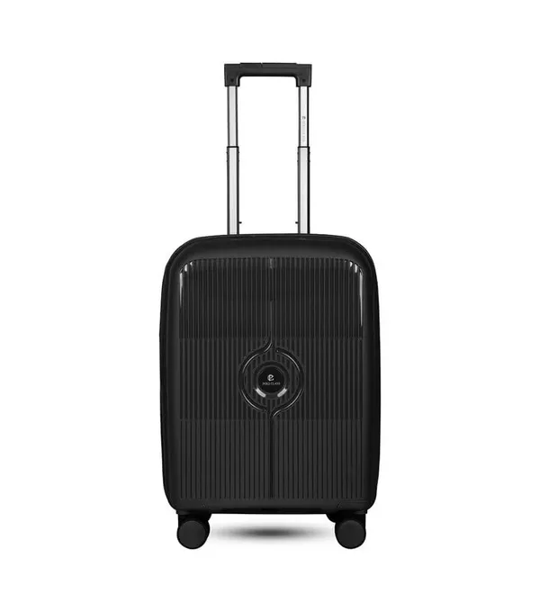 Polo_Class_2Pc_Set_Trolley_(20/28_inch)_with_Vanity_|_Polypropylene_Material_|_360-degree_Rotating_8_Wheels_|_Waterproof_&_Scratch_Resistant_-_Black