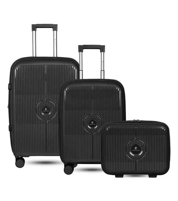 Polo_Class_2Pc_Set_Trolley_(20/28_inch)_with_Vanity_|_Polypropylene_Material_|_360-degree_Rotating_8_Wheels_|_Waterproof_&_Scratch_Resistant_-_Black