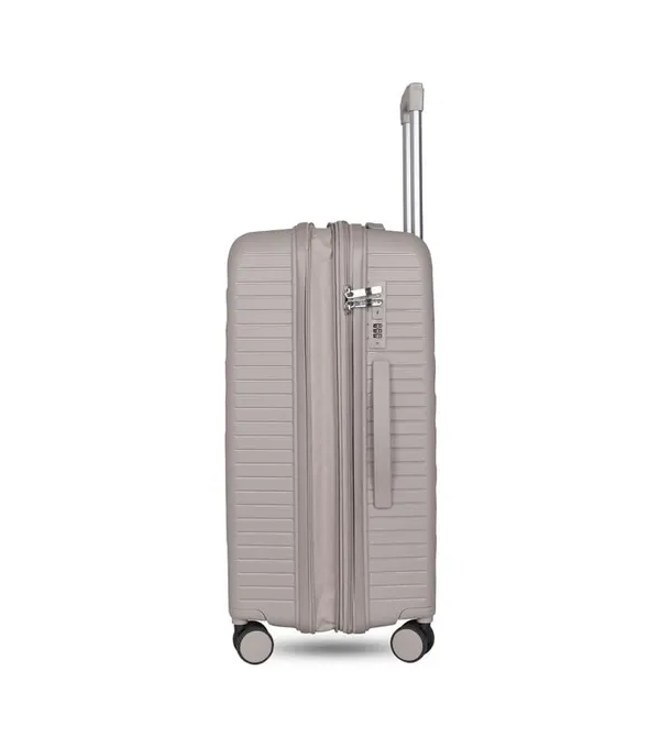 Polo_Class_2Pc_Set_Trolley_(20/28_inch)_with_Vanity_|_Polypropylene_Material_|_360-degree_Rotating_8_Wheels_|_Waterproof_&_Scratch_Resistant_-_Silver