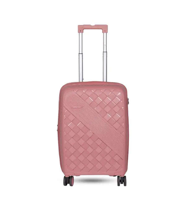 Polo_Class_2Pc_Set_Trolley_(20/28_inch)_with_Vanity_|_Polypropylene_Material_|_360-degree_Rotating_8_Wheels_|_Waterproof_&_Scratch_Resistant_-_Rose_Gold