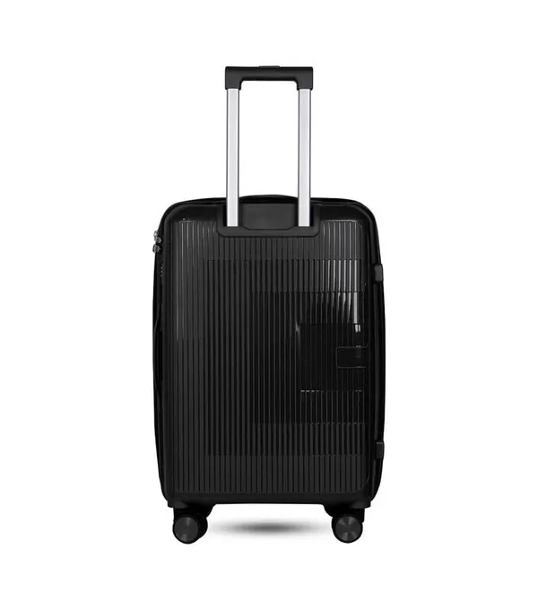 Polo_Class_20inch_Trolley_Bag_with_Vanity_Polypropylene_Material_|_360-degree_Rotating_8_Wheels_|_Waterproof_&_Scratch_Resistant_Black