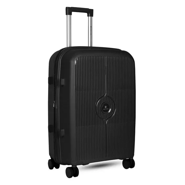 Polo_Class_3Pc_Set_Trolley_(20/24/28_inch)_with_Vanity_|_Polypropylene_Material_|_360-Degree_Rotating_Wheels_Black