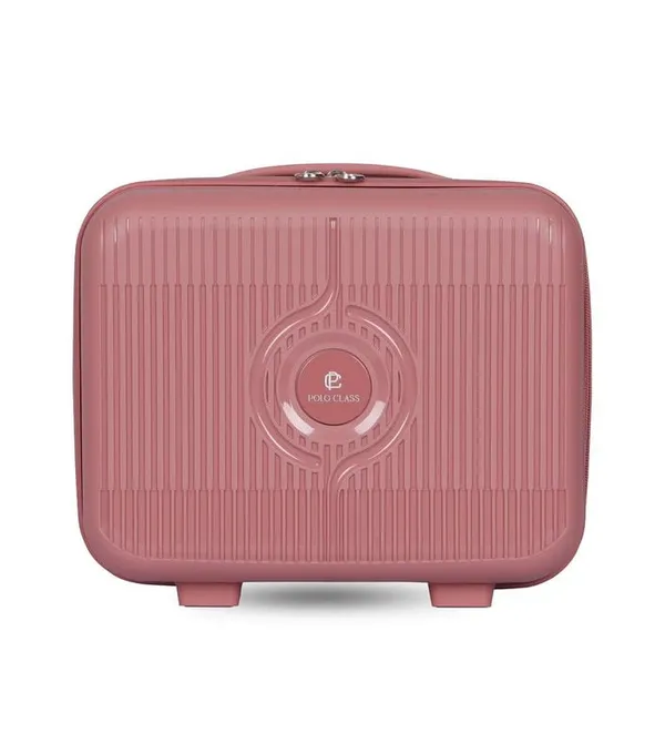 Polo_Class_20inch_Trolley_Bag_with_Vanity_Polypropylene_Material_|_360-degree_Rotating_8_Wheels_|_Waterproof_&_Scratch_Resistant_Rose_Gold