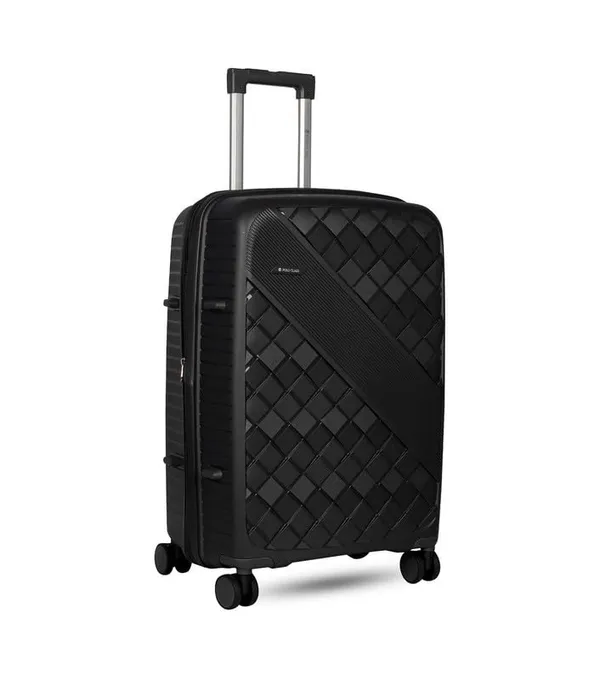 Polo_Class_20inch_Trolley_Bag_with_Vanity_Polypropylene_Material_|_360-degree_Rotating_8_Wheels_|_Waterproof_&_Scratch_Resistant_Black