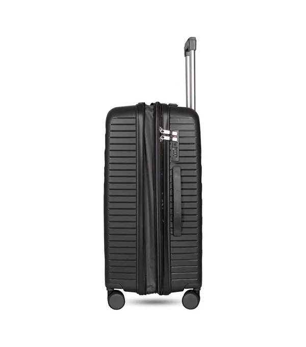 Polo_Class_20inch_Trolley_Bag_with_Vanity_Polypropylene_Material_|_360-degree_Rotating_8_Wheels_|_Waterproof_&_Scratch_Resistant_Black