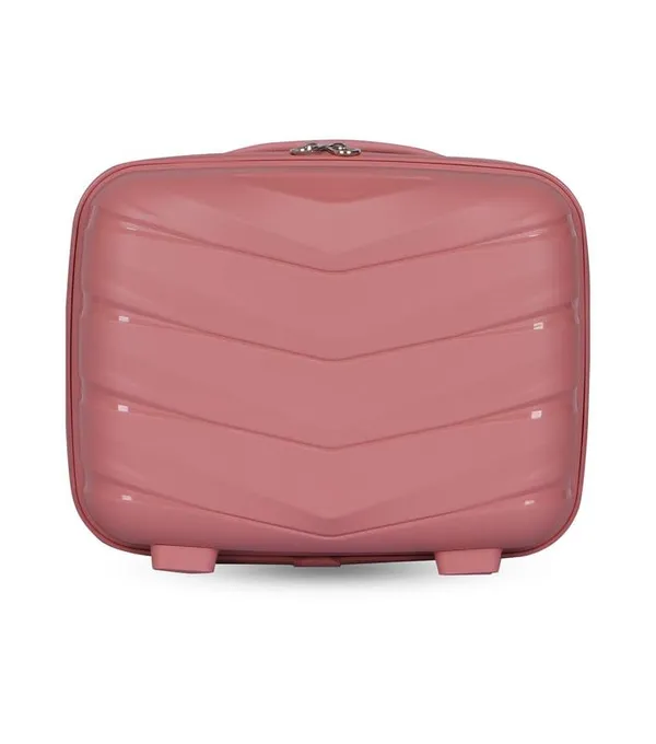 Polo_Class_24inch_Trolley_Bag_with_Vanity_Polypropylene_Material_|_360-degree_Rotating_8_Wheels_|_Waterproof_&_Scratch_Resistant_Rose_Gold