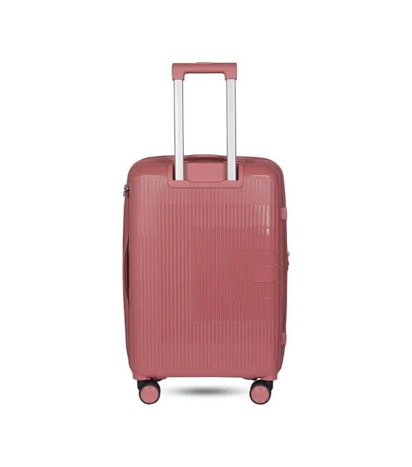Polo_Class_24inch_Trolley_Bag_with_Vanity_Polypropylene_Material_|_360-degree_Rotating_8_Wheels_|_Waterproof_&_Scratch_Resistant_Rose_Gold