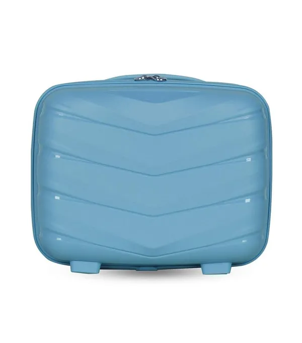 Polo_Class_24inch_Trolley_Bag_with_Vanity_Polypropylene_Material_|_360-degree_Rotating_8_Wheels_|_Waterproof_&_Scratch_Resistant_Sea_Green