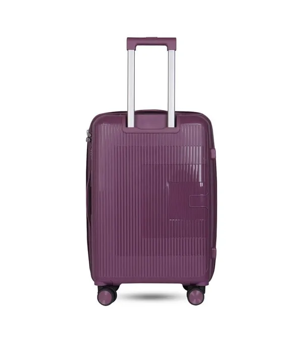 Polo_Class_24inch_Trolley_Bag_with_Vanity_Polypropylene_Material_|_360-degree_Rotating_8_Wheels_|_Waterproof_&_Scratch_Resistant_Purple
