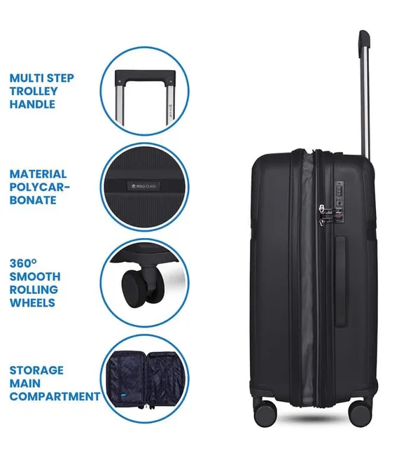Polo_Class_24inch_Trolley_Bag_with_Vanity_Polypropylene_Material_|_360-degree_Rotating_8_Wheels_|_Waterproof_&_Scratch_Resistant_Brown