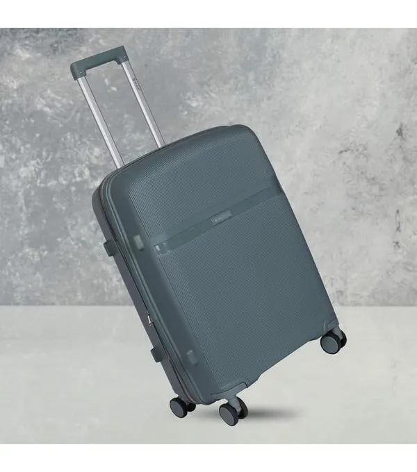 Polo_Class_24inch_Trolley_Bag_with_Vanity_Polypropylene_Material_|_360-degree_Rotating_8_Wheels_|_Waterproof_&_Scratch_Resistant_Dark_Grey