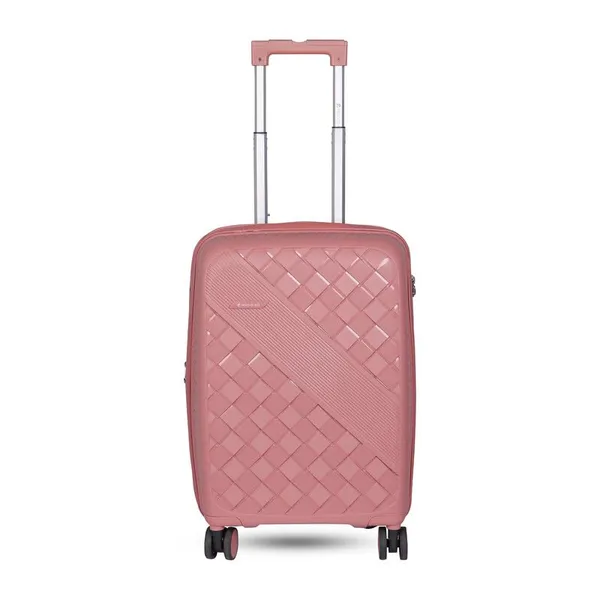 Polo_Class_3Pc_Set_Trolley_(20/24/28_inch)_with_Vanity_|_Polypropylene_Material_|_360-Degree_Rotating_Wheels_Rose_Gold