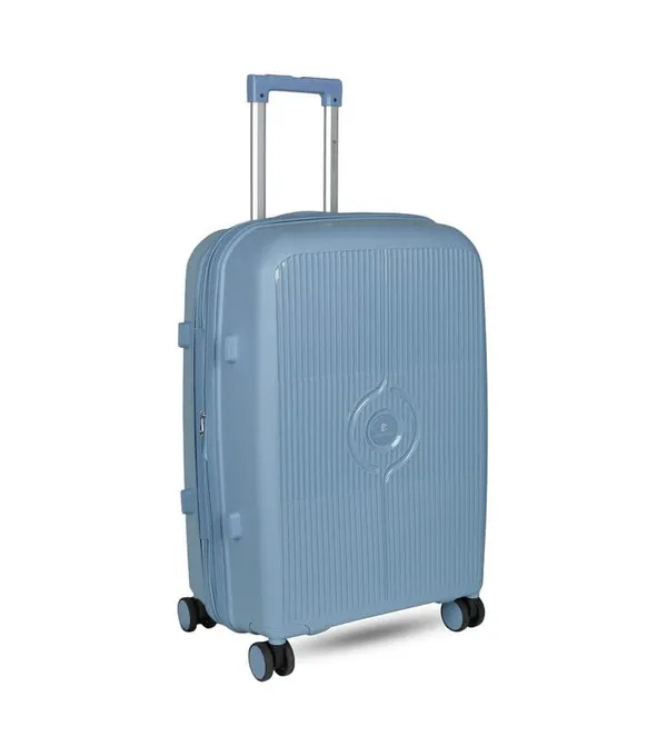 Polo_Class_24inch_Trolley_Bag_with_Vanity_Polypropylene_Material_|_360-degree_Rotating_8_Wheels_|_Waterproof_&_Scratch_Resistant_Grey