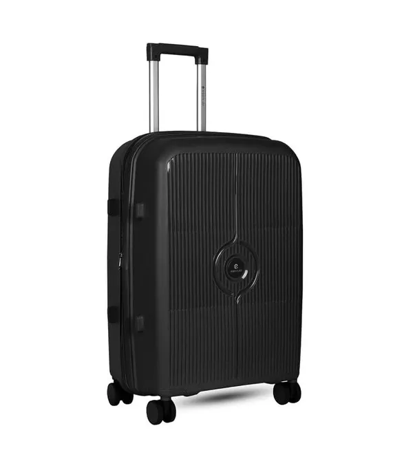 Polo_Class_24inch_Trolley_Bag_with_Vanity_Polypropylene_Material_|_360-degree_Rotating_8_Wheels_|_Waterproof_&_Scratch_Resistant_Black