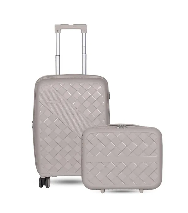 Polo_Class_24inch_Trolley_Bag_with_Vanity_Polypropylene_Material_|_360-degree_Rotating_8_Wheels_|_Waterproof_&_Scratch_Resistant_Silver