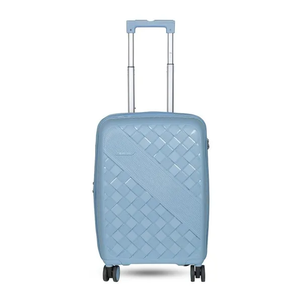 Polo_Class_3Pc_Set_Trolley_(20/24/28_inch)_with_Vanity_|_Polypropylene_Material_|_360-Degree_Rotating_Wheels_L.Grey