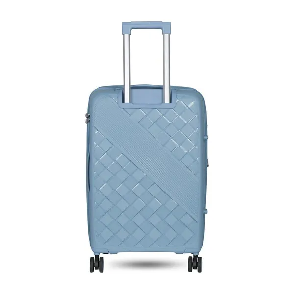 Polo_Class_3Pc_Set_Trolley_(20/24/28_inch)_with_Vanity_|_Polypropylene_Material_|_360-Degree_Rotating_Wheels_L.Grey