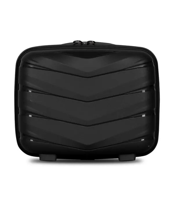 Polo_Class_28inch_Trolley_Bag_with_Vanity_Polypropylene_Material_|_360-degree_Rotating_8_Wheels_|_Waterproof_&_Scratch_Resistant_Black