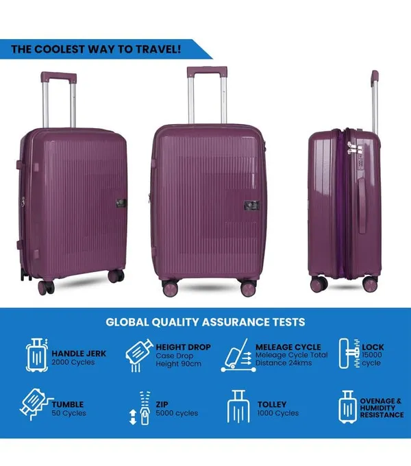 Polo_Class_28inch_Trolley_Bag_with_Vanity_Polypropylene_Material_|_360-degree_Rotating_8_Wheels_|_Waterproof_&_Scratch_Resistant_Purple