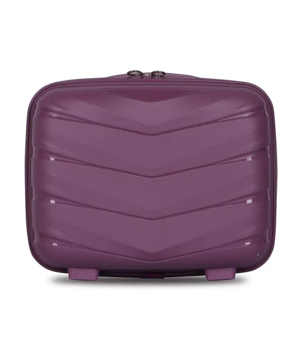 Polo_Class_28inch_Trolley_Bag_with_Vanity_Polypropylene_Material_|_360-degree_Rotating_8_Wheels_|_Waterproof_&_Scratch_Resistant_Purple