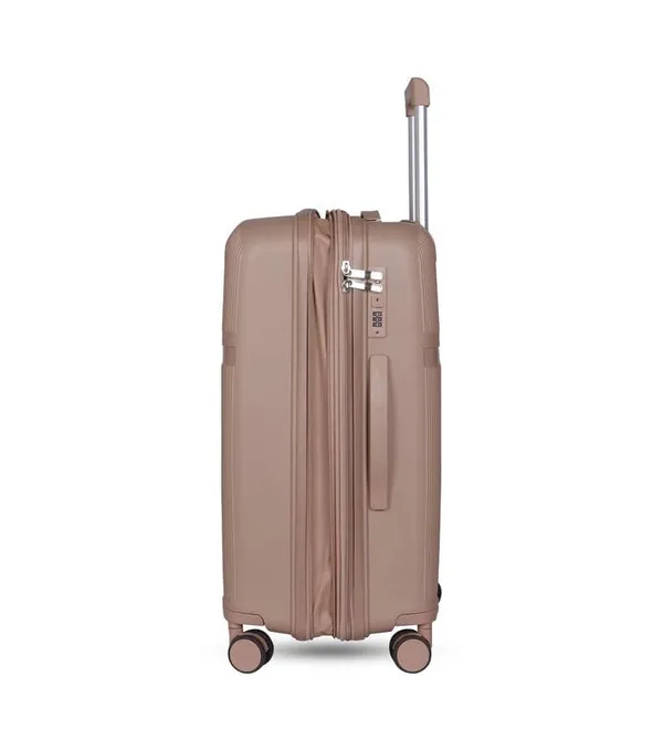 Polo_Class_28inch_Trolley_Bag_with_Vanity_Polypropylene_Material_|_360-degree_Rotating_8_Wheels_|_Waterproof_&_Scratch_Resistant_Beige