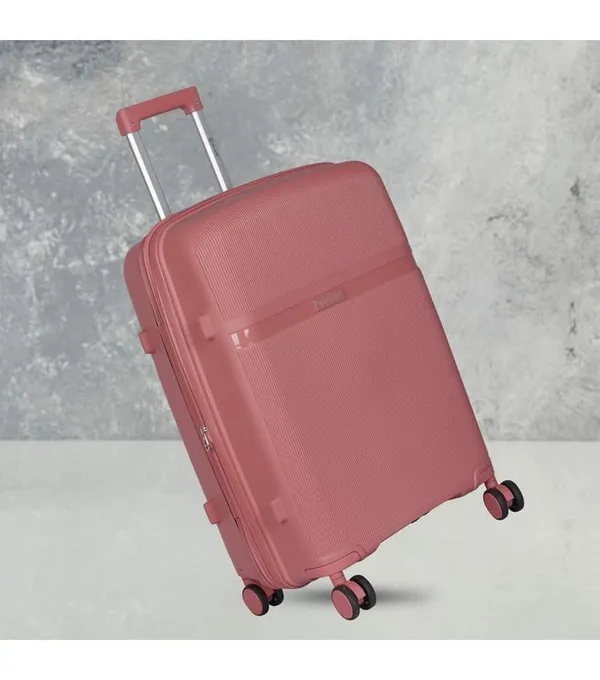 Polo_Class_28inch_Trolley_Bag_with_Vanity_Polypropylene_Material_|_360-degree_Rotating_8_Wheels_|_Waterproof_&_Scratch_Resistant_Rose_Gold