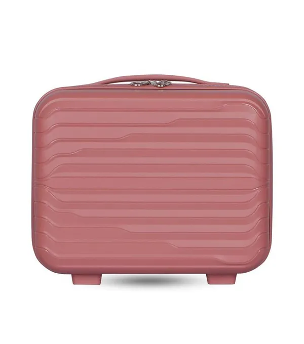 Polo_Class_28inch_Trolley_Bag_with_Vanity_Polypropylene_Material_|_360-degree_Rotating_8_Wheels_|_Waterproof_&_Scratch_Resistant_Rose_Gold