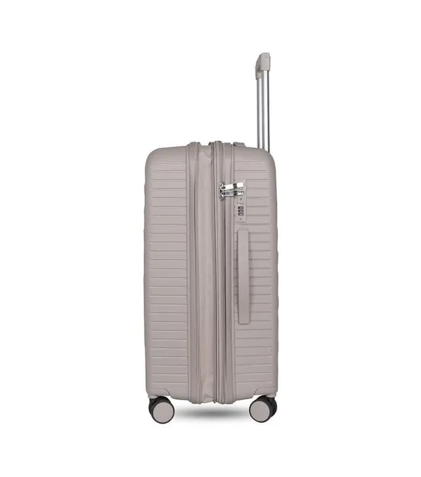 Polo_Class_28inch_Trolley_Bag_with_Vanity_Polypropylene_Material_|_360-degree_Rotating_8_Wheels_|_Waterproof_&_Scratch_Resistant_Silver