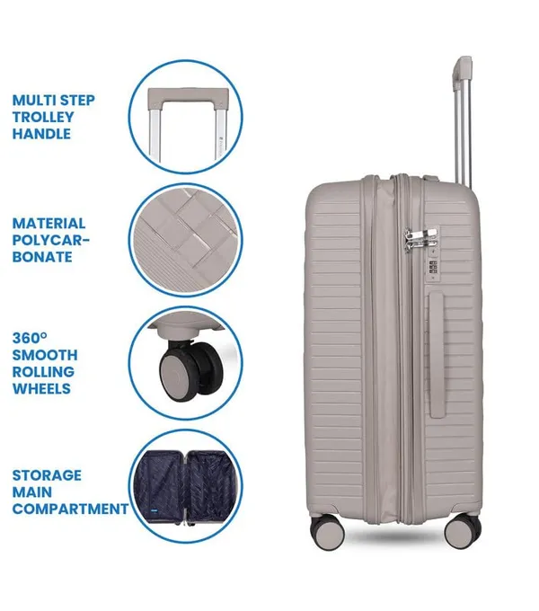 Polo_Class_28inch_Trolley_Bag_with_Vanity_Polypropylene_Material_|_360-degree_Rotating_8_Wheels_|_Waterproof_&_Scratch_Resistant_Silver
