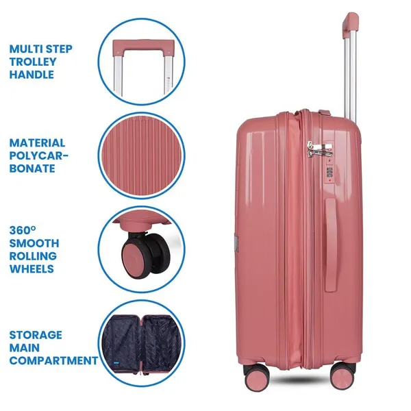 Polo_Class_Set_of_3_Trolley_Bags_(20/24/28_inches)_|_Polypropylene_Material_|_360-degree_Rotating_8_Wheels_|_Waterproof_&_Scratch_Resistant_-_Rose_Gold