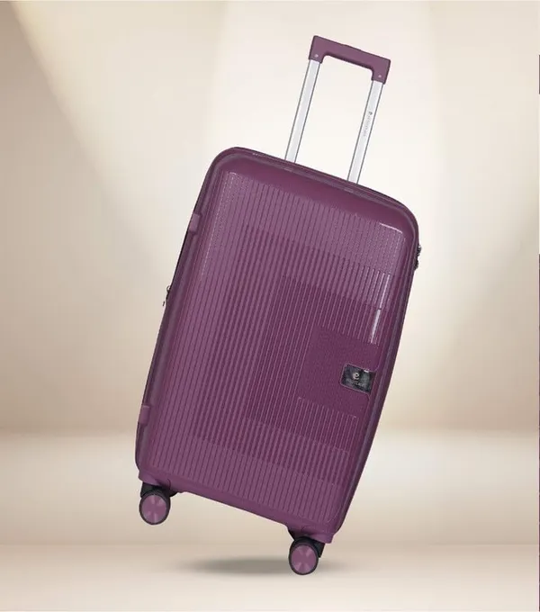 Polo_Class_24inch_Trolley_Bag_|_Polypropylene_Material_|_360-degree_Rotating_Wheels_|_Waterproof_&_Scratch_Resistant_Trolley_Bag_-_Purple