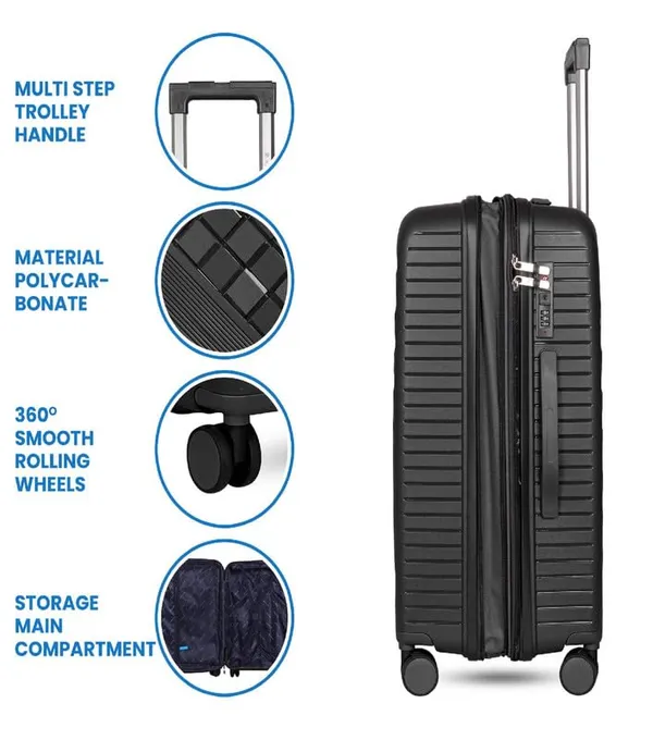Polo_Class_24inch_Trolley_Bag_|_Polypropylene_Material_|_360-degree_Rotating_Wheels_|_Waterproof_&_Scratch_Resistant_Trolley_Bag_-_Black