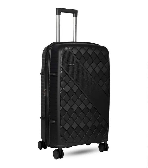 Polo_Class_24inch_Trolley_Bag_|_Polypropylene_Material_|_360-degree_Rotating_Wheels_|_Waterproof_&_Scratch_Resistant_Trolley_Bag_-_Black