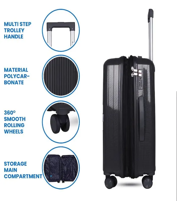 Polo_Class_28inch_Trolley_Bag_|_Polypropylene_Material_|_360-degree_Rotating_Wheels_|_Waterproof_&_Scratch_Resistant_Trolley_Bag_-_Brown