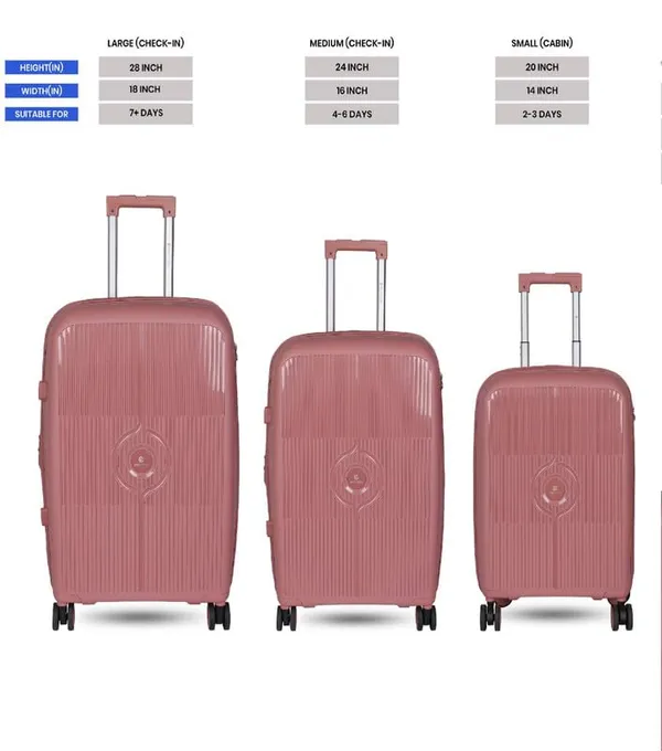 Polo_Class_28inch_Trolley_Bag_|_Polypropylene_Material_|_360-degree_Rotating_Wheels_|_Waterproof_&_Scratch_Resistant_Trolley_Bag_-_Rose_Gold