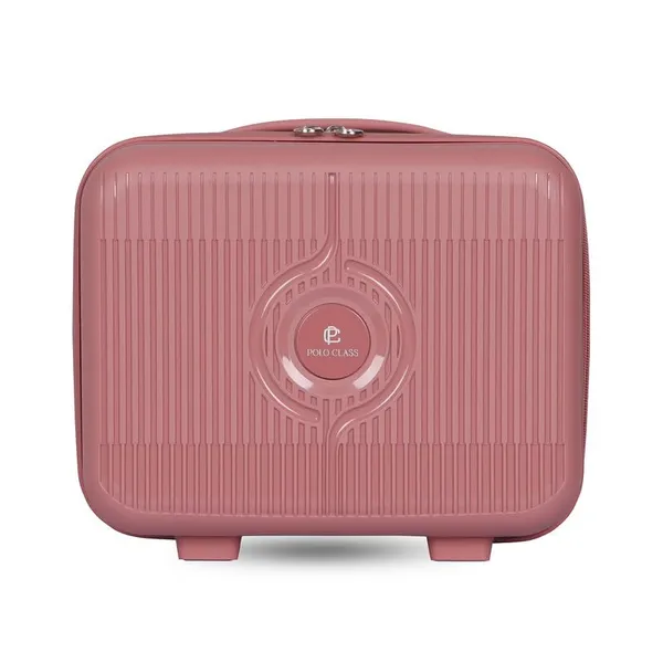 Polo_Class_3-Piece_Trolley_Bag_Set_(20/24/28_inches)_|_Polypropylene_Build_|_8-Wheel_360�_Rotation_|_Waterproof_&_Scratch-Resistant_-_Rose_Gold