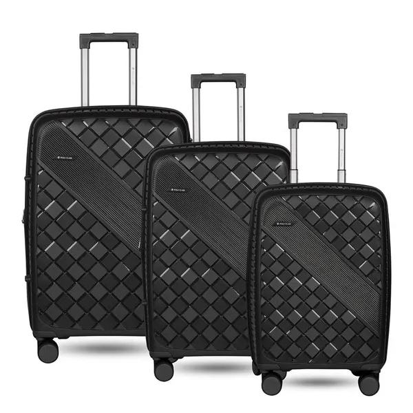 Polo_Class_Set_of_3_Trolley_Bags_(20/24/28_inches)_|_Polypropylene_Material_|_360-degree_Rotating_8_Wheels_|_Waterproof_&_Scratch_Resistant_-_Black