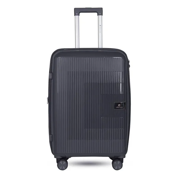 Polo_Class_2Pc_Set_Trolley_(20/24_inch)_|_Polypropylene_Material_|_Trolley_Bag_with_360-Degree_Rotating_Wheels_-_Brown