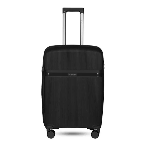 Polo_Class_2Pc_Set_Trolley_(20/24_inch)_|_Polypropylene_Material_|_Trolley_Bag_with_360-Degree_Rotating_Wheels_-_Black