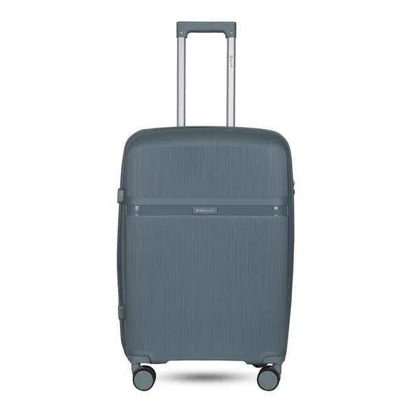 Polo_Class_2Pc_Set_Trolley_(24/28_inch)|_Polypropylene_Material_|_Trolley_Bag_with_360-Degree_Rotating_Wheels_-_D._Grey