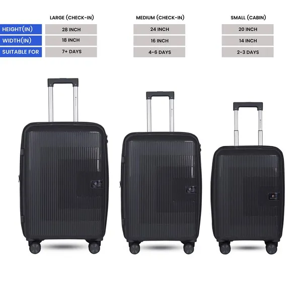 Polo_Class_2Pc_Set_Trolley_(20/28_inch)|_Polypropylene_Material_|_Trolley_Bag_with_360-Degree_Rotating_Wheels_-_Brown