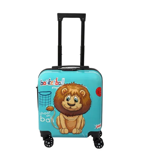 Sea_Green_Trendy_Cute_Kids_Trolley_Bag