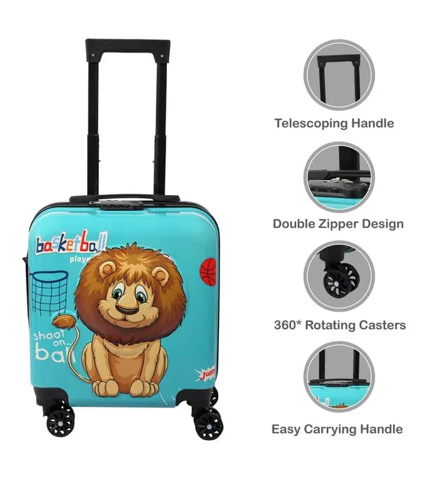 Sea_Green_Trendy_Cute_Kids_Trolley_Bag